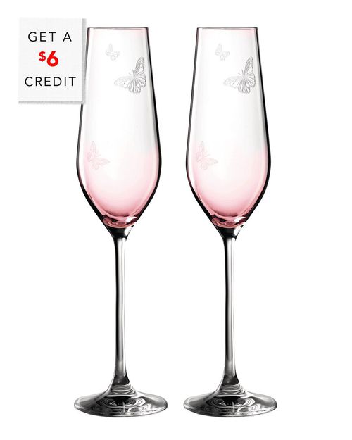 Miranda Kerr By Set Of 2 Flutes With $6 Credit