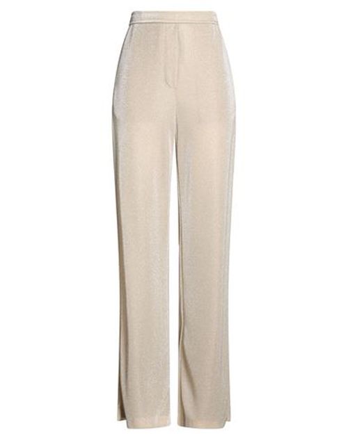 Woman Pants Beige Size 6 Polyamide, Metallic fiber