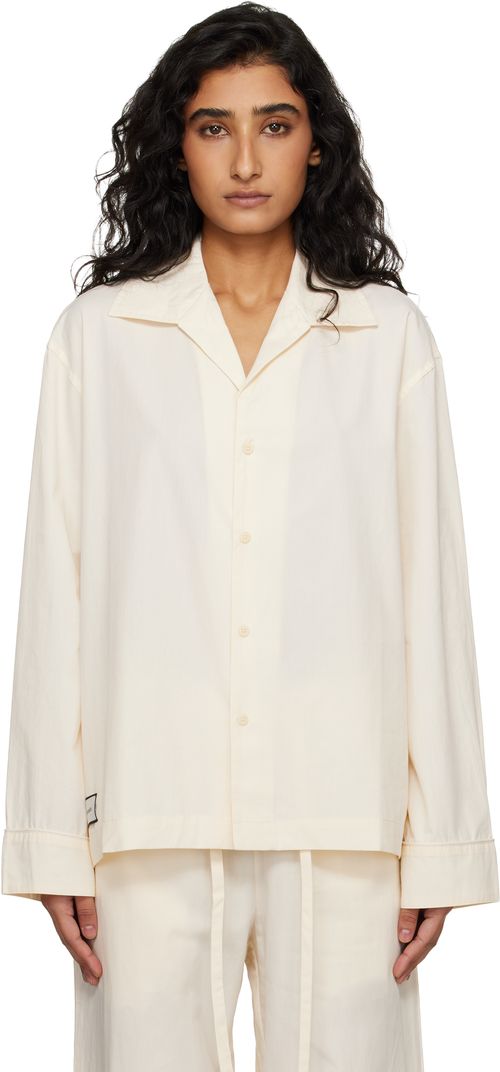Off-White LS Pyjama Shirt