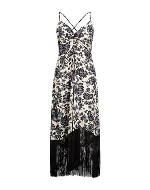 Woman Maxi dress Beige Size 6 Silk