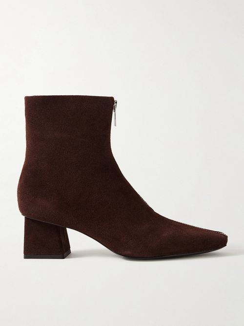 Ryder Suede Ankle Boots - Brown