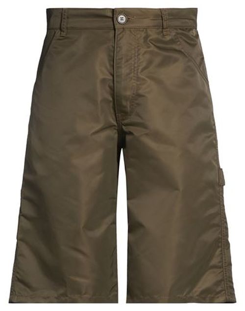 Man Shorts & Bermuda Shorts Military green Size 30 Polyamide