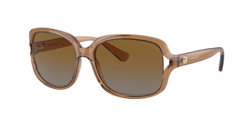 Coach Woman Sunglass HC8169 L149 -  Frame color: Black, Lens color: Brown Gradient
