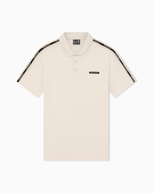 Logo Series cotton-jersey polo shirt