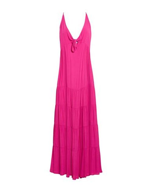 Woman Maxi dress Fuchsia Size 4 Rayon