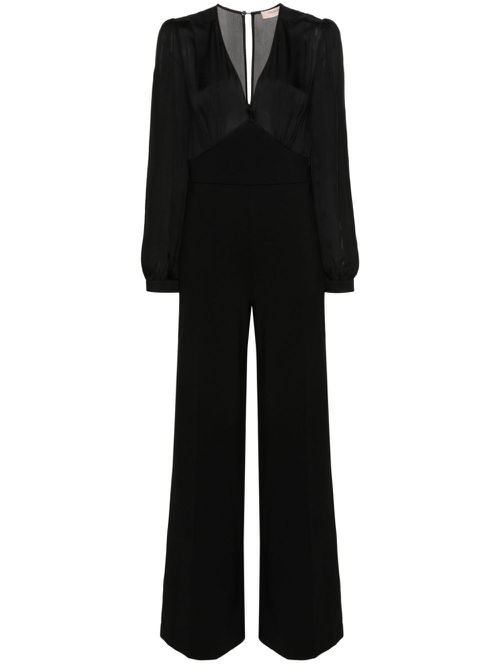 Wide-leg jumpsuit - Black