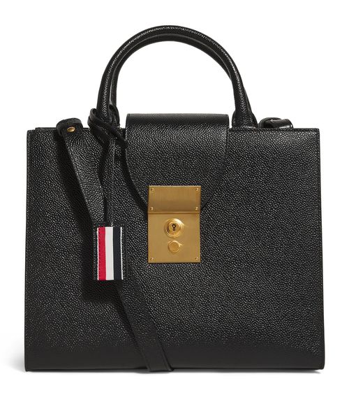 Small Leather Mr. Thom Tote Bag