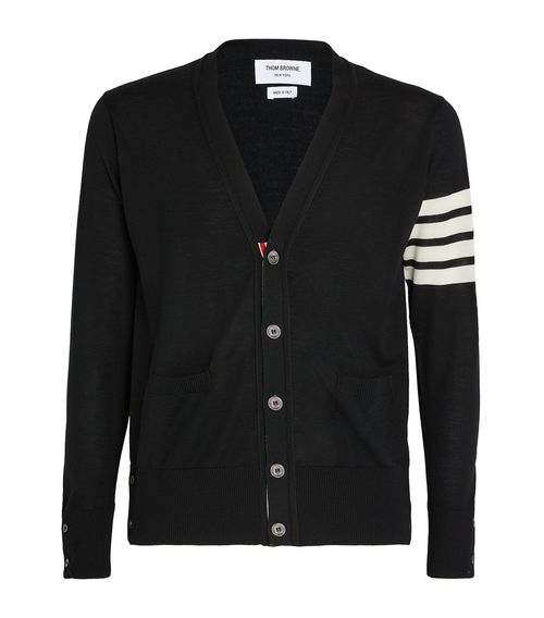 Merino Wool 4-Bar Cardigan