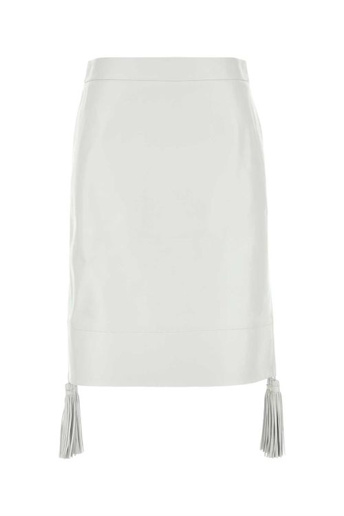 Pelle Skirt — White