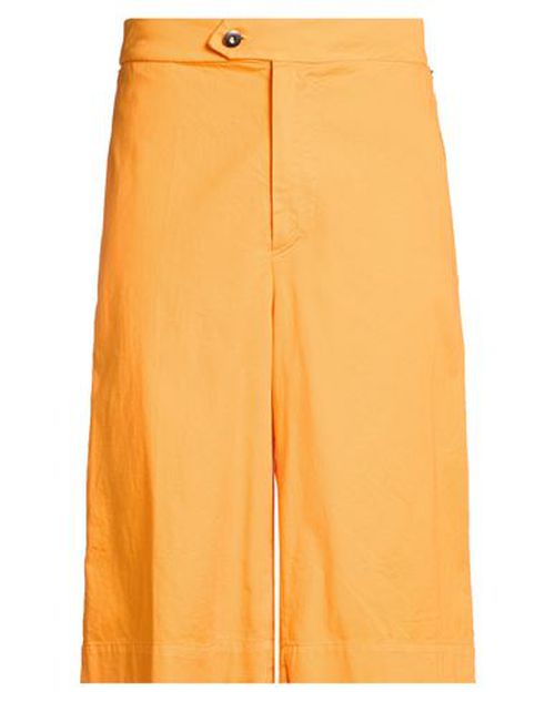 Man Shorts & Bermuda Shorts Orange Size XS Cotton