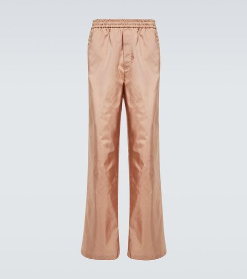 Wide-leg track pants