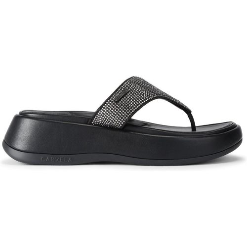 Carvela Womens Dorata Sandal Sandals - Black Fabric