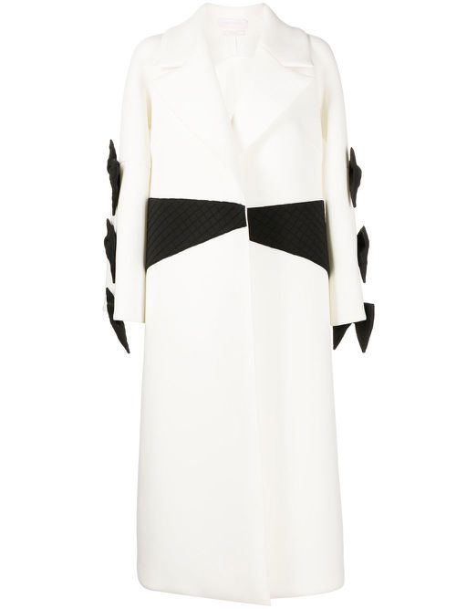 Scuba bow-detail jacket - OFFWHITE