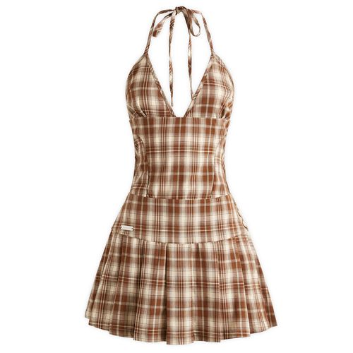 House Of Sunny Women's Hoxton Check Mini Dress in Multi