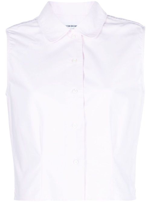 Cotton sleeveless shirt - Pink