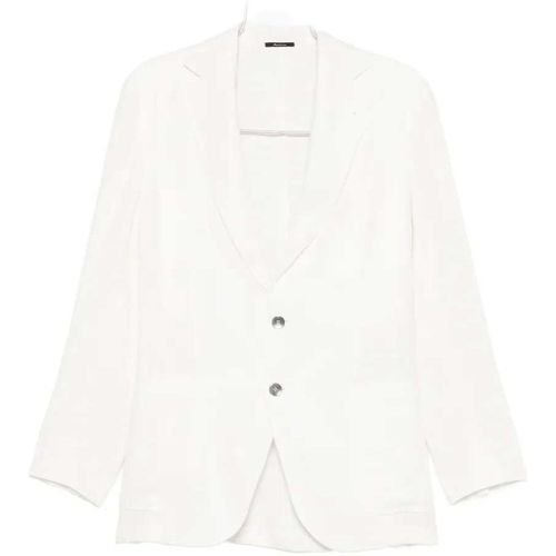 Sartorio Napoli Single Breasted Linen Blazer