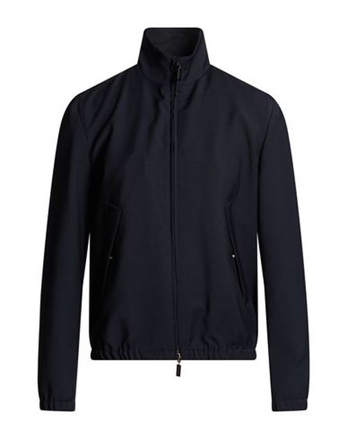 Man Jacket Midnight blue Size 42 Wool, Polyester, Elastane
