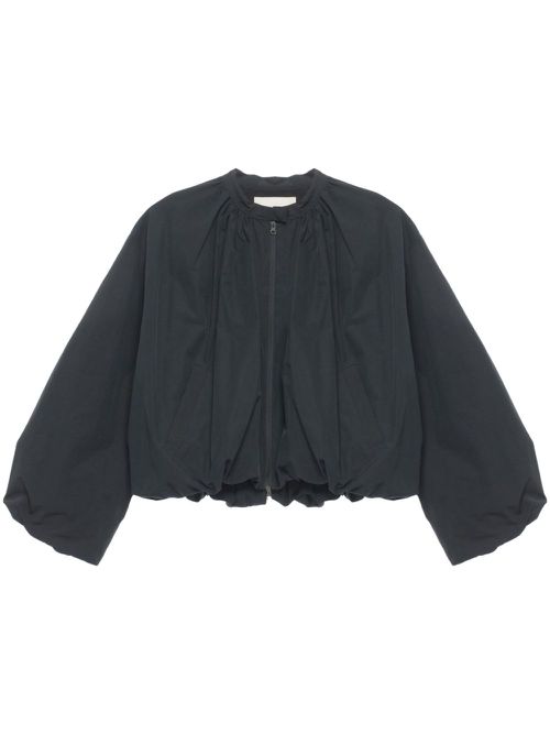 Zip-up bubble jacket - Black