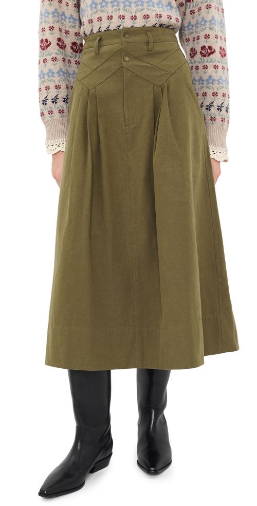 The Field Skirt Olive