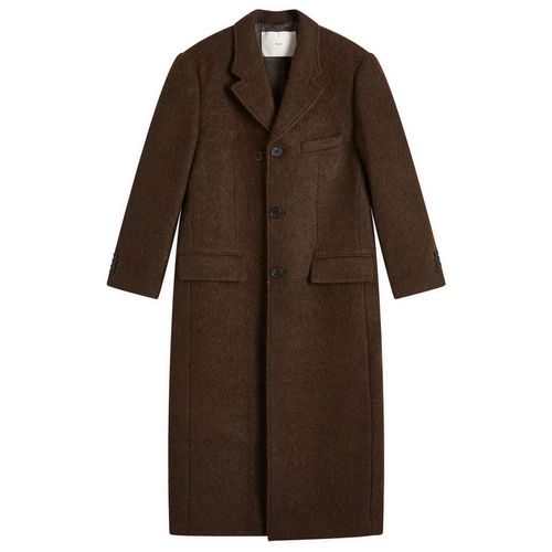 Women's Unisex 2-Way 3 Wool Coat in Brown