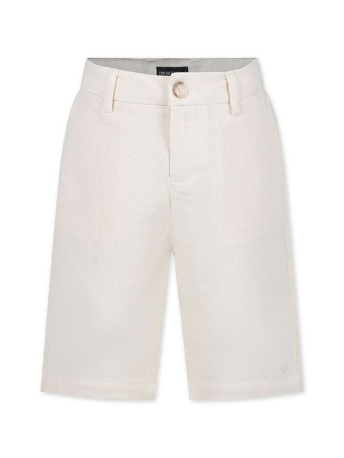 Tailored cotton shorts - Neutrals