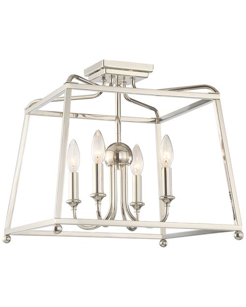 4-Light Sylvan Flush Mount