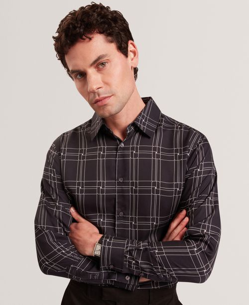 Men's Lirra Long-Sleeve Shirt - Black