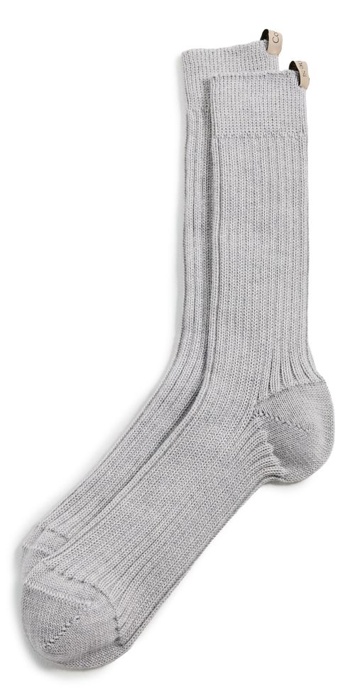 The Merino Chunky Socks Ash Grey