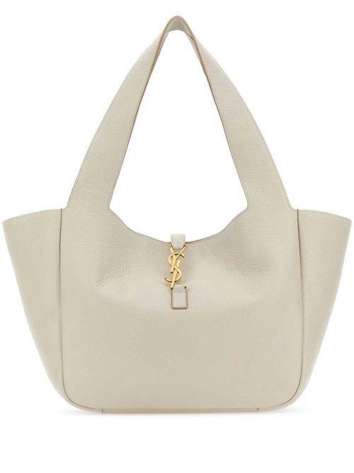 Bea leather tote bag - Neutrals