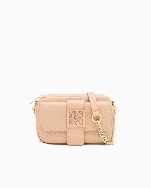 Camera case messenger bag in coated fabric
