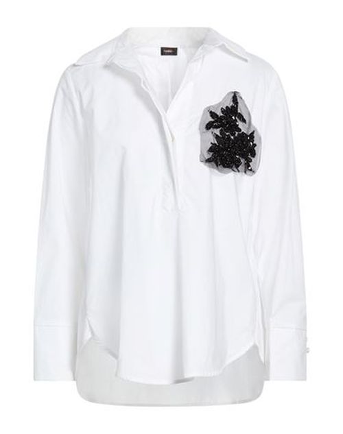 Amber Capsule Woman Top White Size 12 Cotton