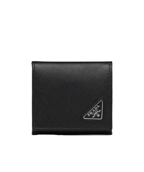 Saffiano leather coin purse