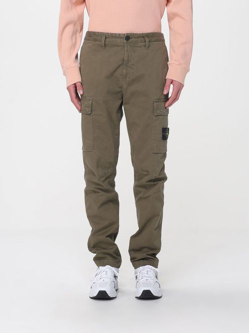 Pants Men color Green