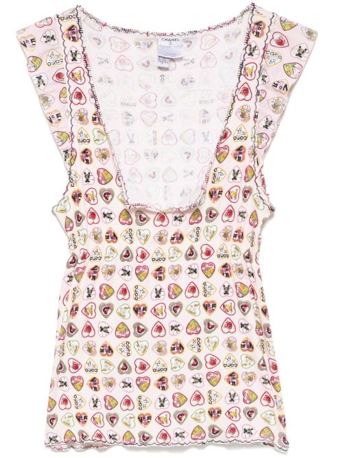 2006 Chanel Valentine Tanktop - Pink