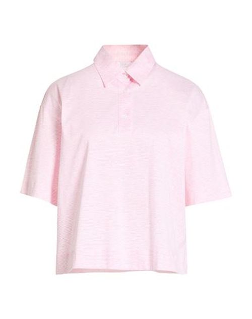 Woman Polo shirt Light pink Size 6 Cotton