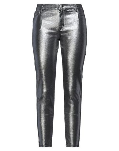 Woman Pants Silver Size 25 Cotton, Polyester, Viscose, Elastane