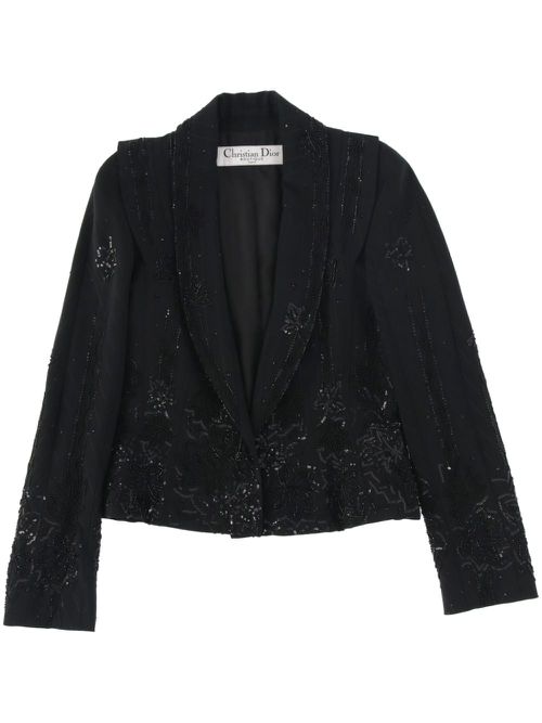 2000s beaded jacket - Black