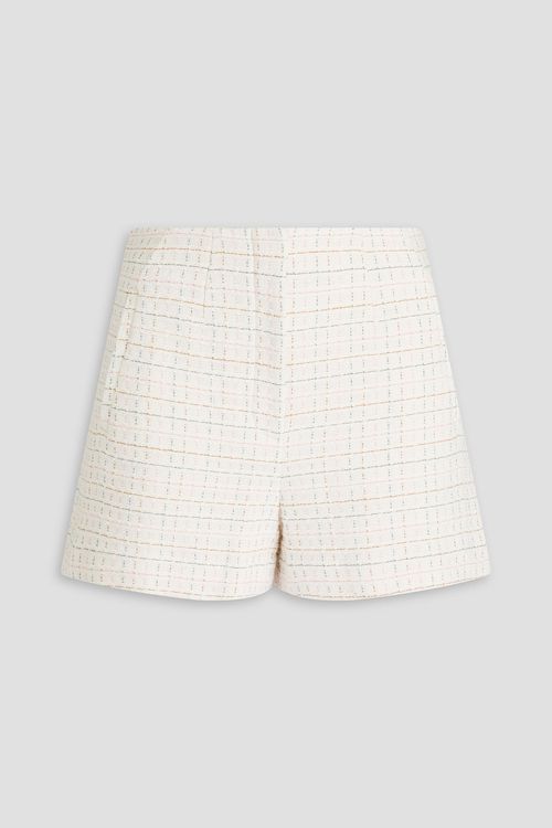 Veronica Beard - Jazmin cotton-tweed shorts - White - US 10