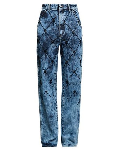 Des_phemmes Woman Jeans Blue Size 10 Cotton, Elastane