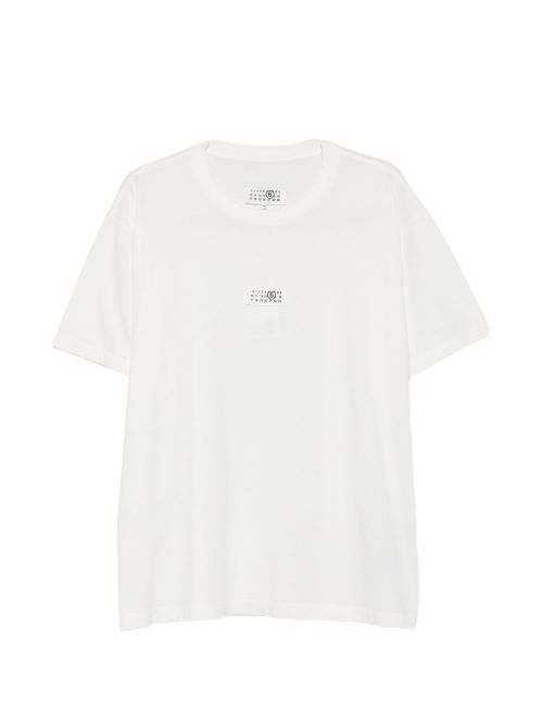 Numeric Signature Patch T-Shirt — White