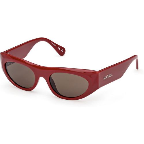 MAX&Co Mujer MAX&Co MO0147 66E Gafas de sol Inyectado Rojo Marrón Cat Eye Norma