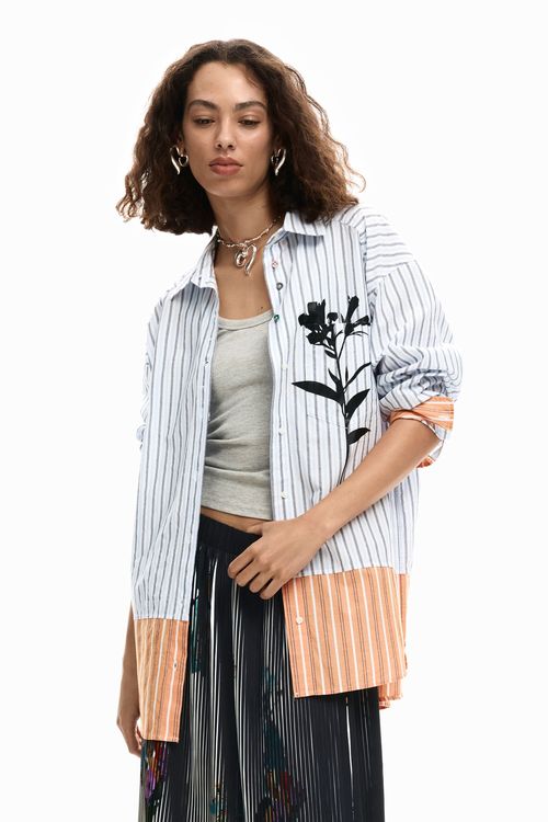 Long striped shirt