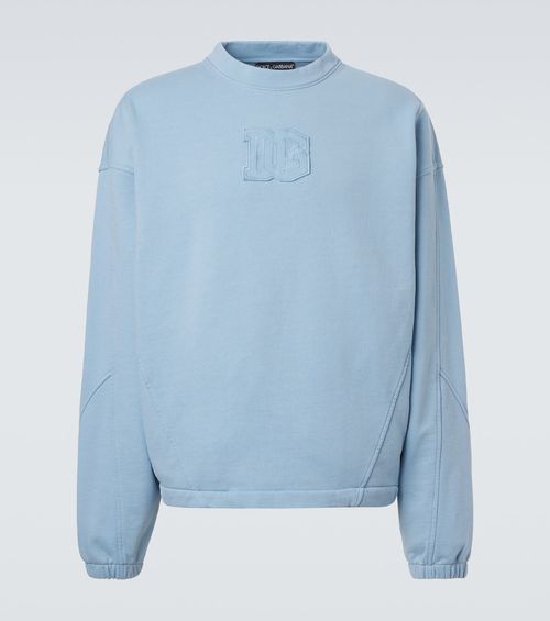 DG cotton jersey sweatshirt