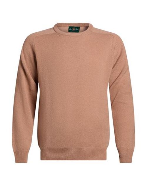 Man Sweater Camel Size 40 Wool