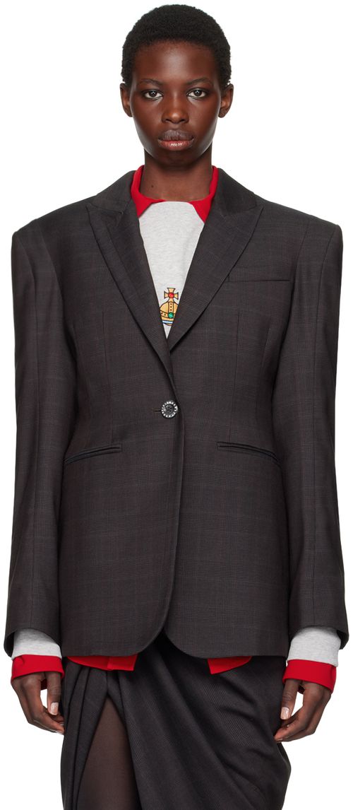 Vivienne Westwood Brown Alien Blazer