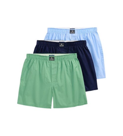 Polo Ralph Lauren for man. 714830273034 Set of 3 boxers green, navy, blue (M), Homewear, Cotton