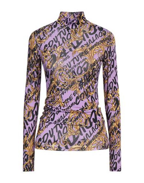 Versace Jeans Couture Woman Top Mauve Size 2 Viscose, Elastane