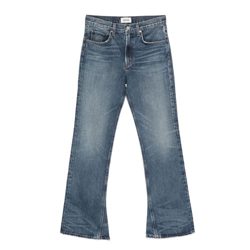Flared Regenerative-cotton Jeans