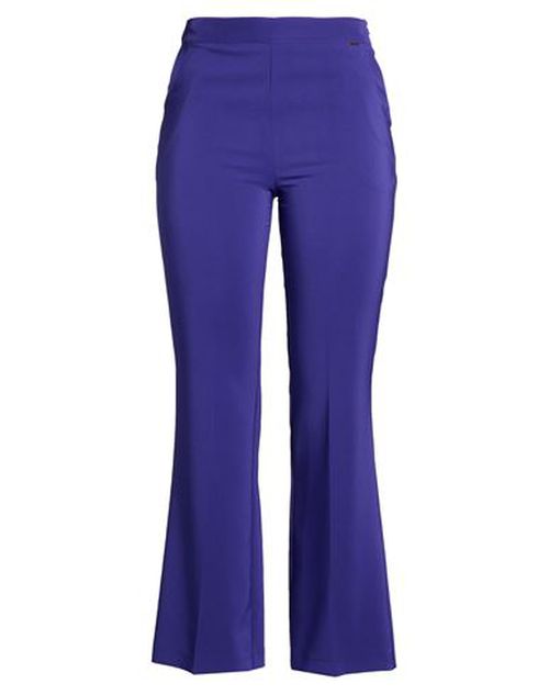 Woman Pants Purple Size 10 Polyester, Elastane