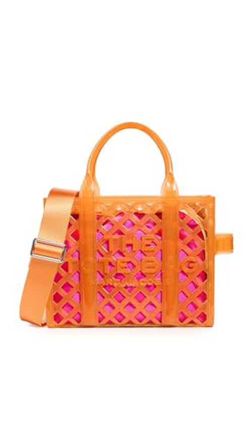 Marc Jacobs Women's The Jelly Small Tote Bag, Tangerine, One Size